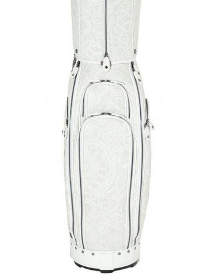 MARK&LONA】キャディバッグ Mirage Paisley Caddy Bag【WHITE】