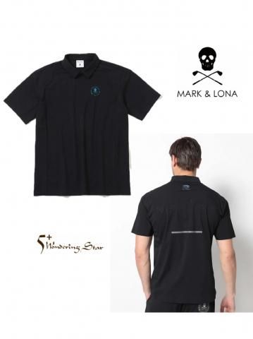 MARK&LONAۥݥ  Voltaic Laser Vent Polo(MEN)BLACK