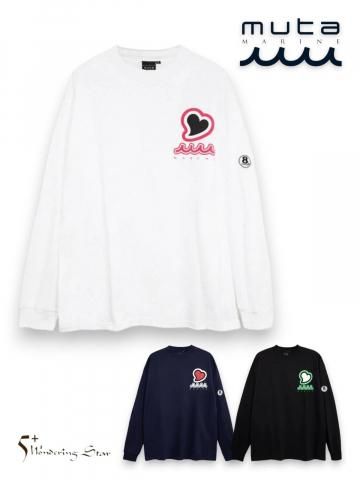 <img class='new_mark_img1' src='https://img.shop-pro.jp/img/new/icons1.gif' style='border:none;display:inline;margin:0px;padding:0px;width:auto;' />MUTAACANTHUS  muta MARINE Sweet Logo L/S Tee (3)