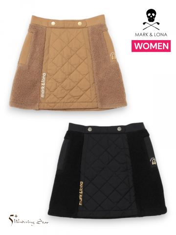 <img class='new_mark_img1' src='https://img.shop-pro.jp/img/new/icons14.gif' style='border:none;display:inline;margin:0px;padding:0px;width:auto;' />【MARK&LONA】WOMEN スカート Merge Boa Quilted Skirt (全2色)