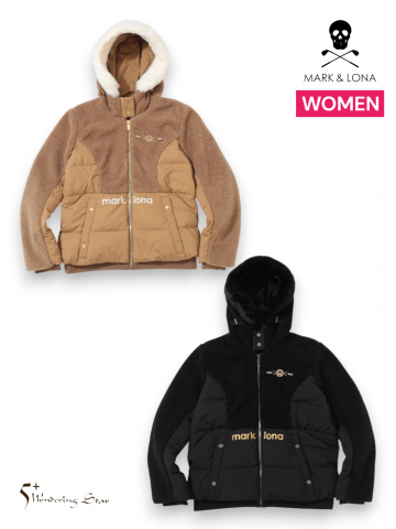 <img class='new_mark_img1' src='https://img.shop-pro.jp/img/new/icons14.gif' style='border:none;display:inline;margin:0px;padding:0px;width:auto;' />【MARK&LONA】WOMEN ブルゾン Merge Boa Down Jacket(全2色)