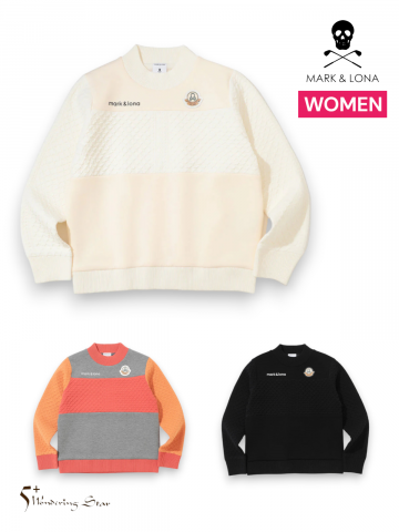 <img class='new_mark_img1' src='https://img.shop-pro.jp/img/new/icons14.gif' style='border:none;display:inline;margin:0px;padding:0px;width:auto;' />【MARK&LONA】WOMEN プルオーバーAlign Hybrid Sweater (全3色)