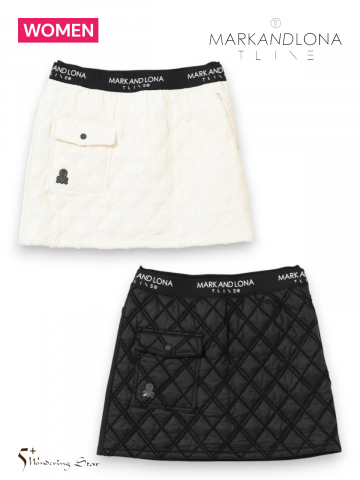 <img class='new_mark_img1' src='https://img.shop-pro.jp/img/new/icons14.gif' style='border:none;display:inline;margin:0px;padding:0px;width:auto;' />【MARK&LONA】WOMEN スカート Lexa Hybrid Quilt Skirt (全2色)