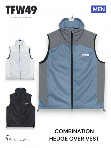 【TFW49】MEN ベスト COMBINATION HEDGE OVER VEST(全3色)