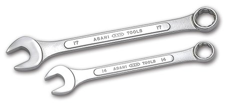 旭金属工業㈱（ASAHI）：CP コンビネーションスパナ　Combination Wrench　サイズ展開有ります！ - 【K-fastner】