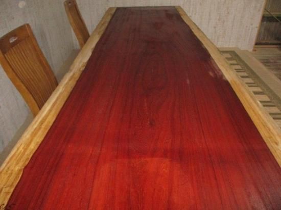 379□ パドック 3メートル 豪華 巨大サイズ テーブル 板 ローテーブル