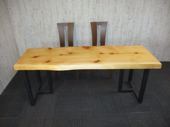 D-0033□ 檜 ヒノキ テーブル 板 ローテーブル ダイニングテーブル 