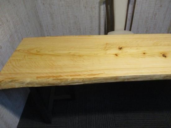 # 538 ■　檜　ヒノキ　長さ315cm　テーブル　カウンター　座卓　一枚板 538 □檜ヒノキ長さ315cmテーブルカウンター座卓一枚板