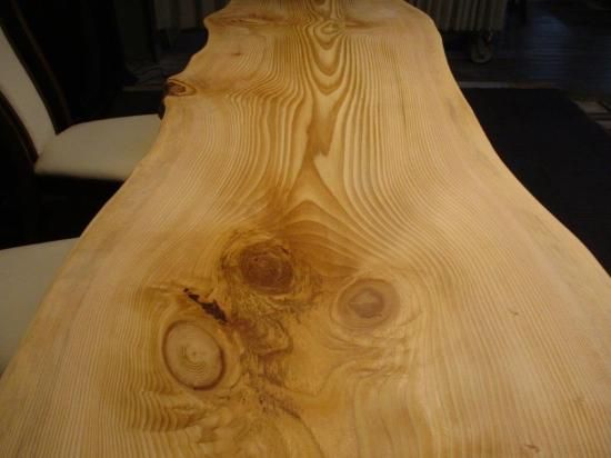 626 □樅モミテーブルダイニングカウンター座卓一枚板