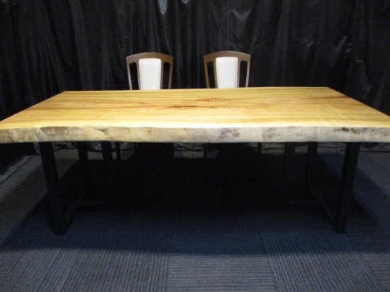 802□ 楠 クス 豪華 テーブル 板 ローテーブル ダイニングテーブル