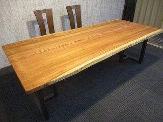 # 815 ■　吉野杉　杉　テーブル　ローテーブル　ダイニング　座卓　一枚板天板と脚は未固定式になります