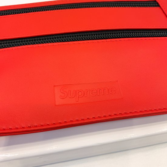 Supreme Leather Waist/Shoulder Pouch 19SS RED シュプリーム 最新