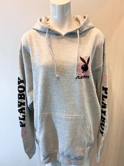 ANTI SOCIAL SOCIAL CLUB Playboy Grey Hoodie 19FW アンチソーシャルソーシャルクラブ 最新 プレイボーイ  フーディー パーカー ユニセックス - LILLION WEB SHOP