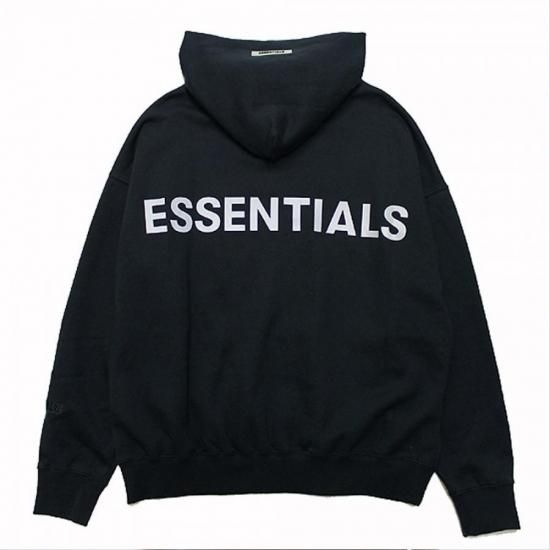 essentials パーカー グレー リフレクト fear of god