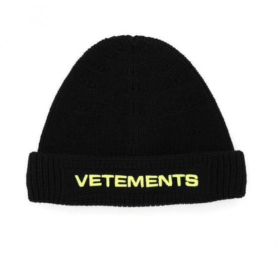 【サイズ交換ＯＫ】 VETEMENTS BEANIE ユニ ニット帽 ヴェトモン CAP KNIT UNISEX 帽子