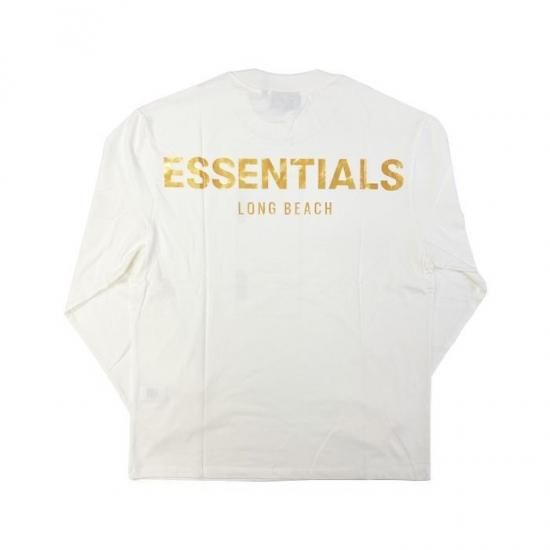 ESSENTIALS FOG LONG BEACH GOLD LOGO LS TEE エッセンシャルズ ロンT ゴールド ユニセックス -  LILLION WEB SHOP