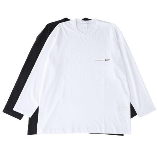 COMME des GARCONS / コムデギャルソン チェストロゴ ロングスリーブ Tシャツ ロンT 半袖 ユニセックス - LILLION  WEB SHOP