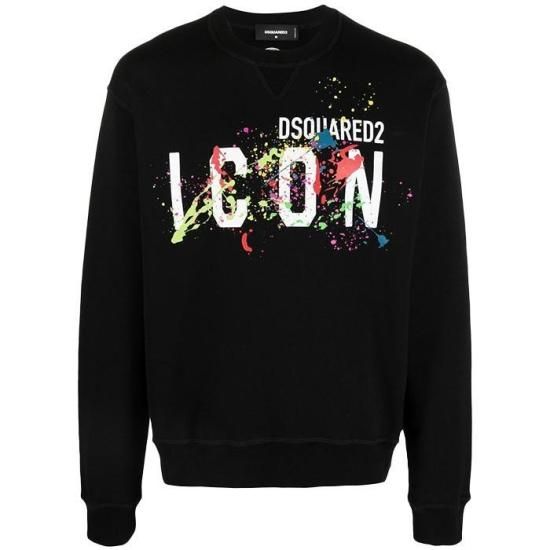 DSQUARED2 / ディースクエアード ICON スプラッター スウェットシャツ トレーナー - LILLION WEB SHOP