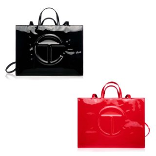 TELFAR Patent Shopping Bag medium ƥե ߥǥ åԥ Хå