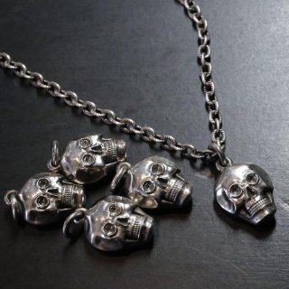 M&W works<BR>skull charm<BR>silver925