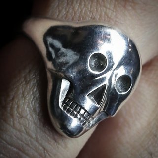 M&W works<BR>skull ring<BR>silver925