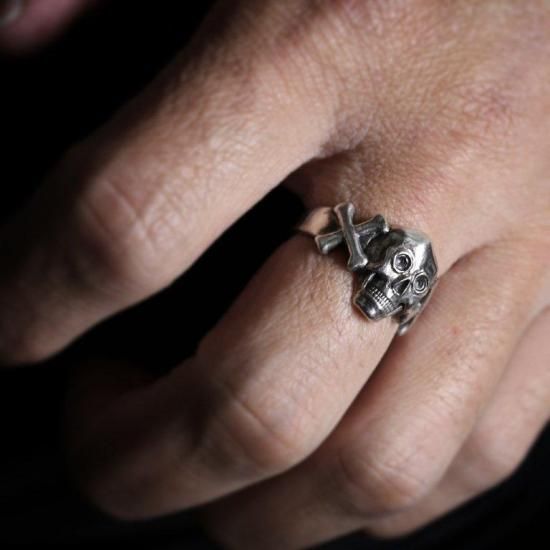 【当店一番人気】 M&W polkadot 東高円寺 東京 - ringsilver925 bone & worksskull アクセサリー