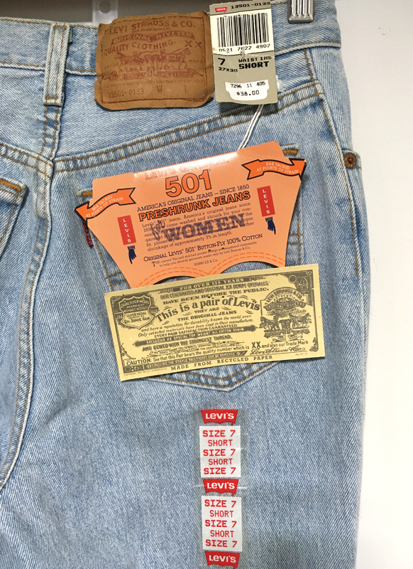 90s levis 501 for women “dead stock” - 奈良のヴィンテージ・古着屋ZONOCO