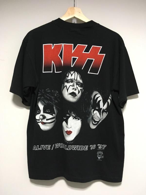 KISS ALIVE / WORLDWIDE '96 '97 バンドTシャツ - 奈良のヴィンテージ 