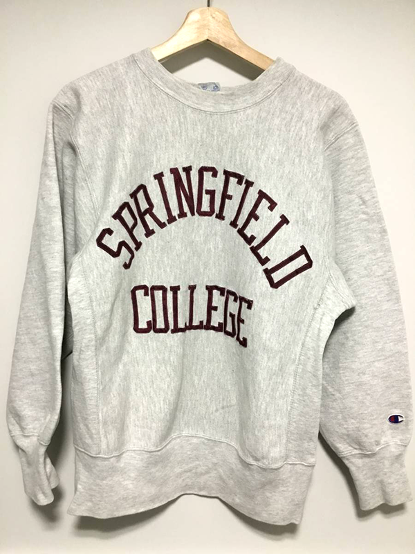 90s チャンピオン リバースウィーブ 貼り文字 “SPRINGFIELD COLLEGE ...