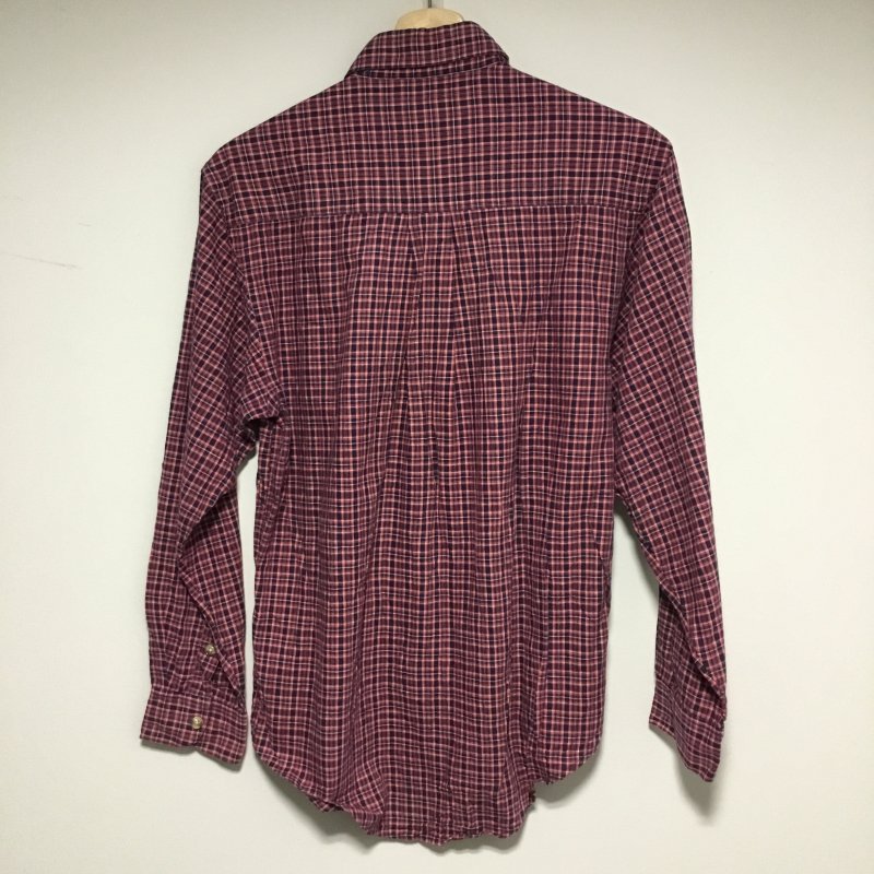 STUSSY チェックシャツ 赤紺白 Mサイズ - 奈良のヴィンテージ・古着屋ZONOCO
