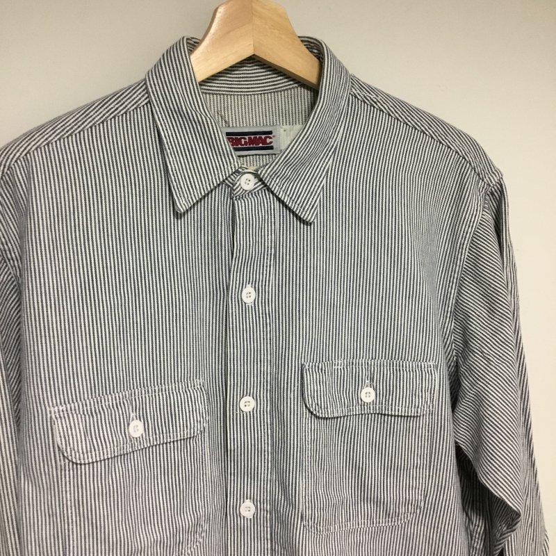 90s BIG MAC ヒッコリーワークシャツ - 奈良のヴィンテージ・古着屋ZONOCO