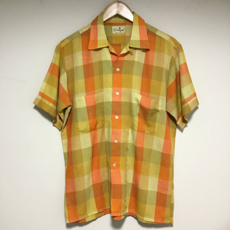 60s DONEGAL オープンカラーシャツ - 奈良のヴィンテージ・古着屋ZONOCO