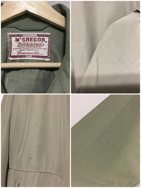 60s McGREGOR ドリズラージャケット - 奈良のヴィンテージ・古着 60s McGREGOR ドリズラージャケット - 奈良のヴィンテージ・古着