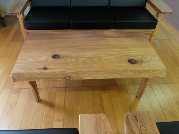 世界遺産 屋久杉一枚板 120センターテーブル 国産高級伝統工芸 ロクロ家具 総無垢材 九州銘木民芸家具 国産家具【開梱・設置・組立て無料】