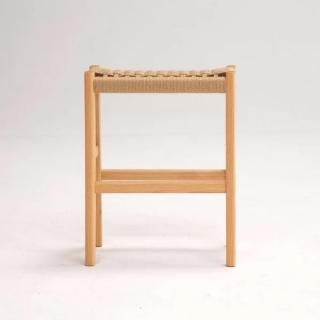 国産チェア manuf PCハイスツール MS-04 ペーパーコード 無垢材