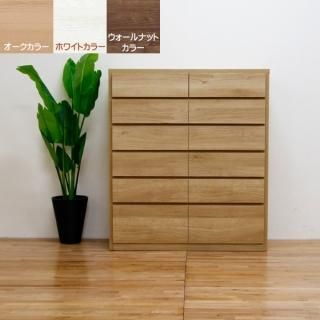 丸田木工 ウッドチェスト 幅90-6段 ホワイト 完成品 d3535 CUBE 幅90-6段チェスト「キューブ」ホワイト・オーク・ウォールナット