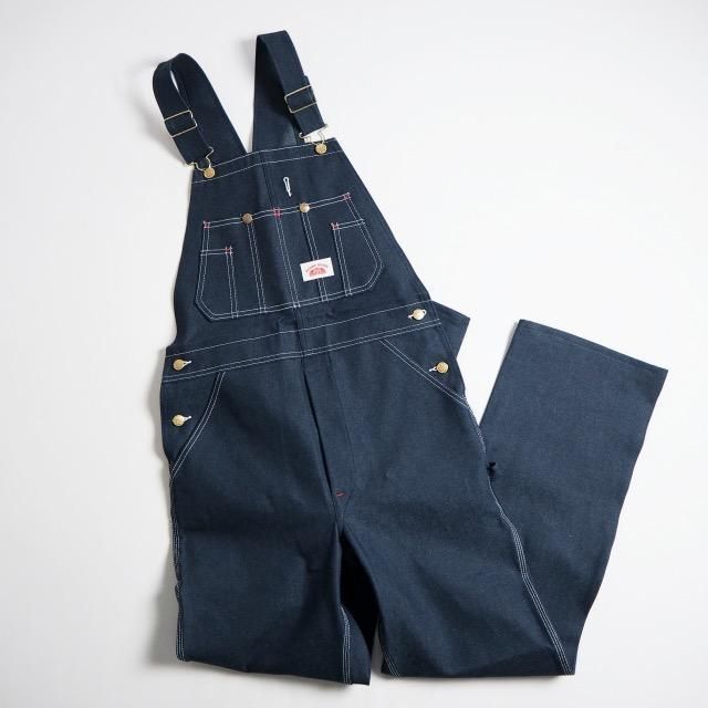 ROUND HOUSE ラウンドハウス デニムオーバーオール #966 MADE IN USA CLASSIC BLUE DENIM BUTTON  FLY BIB OVERALLS / RIGID