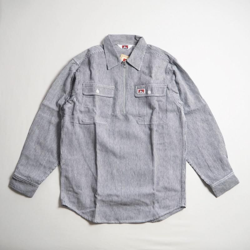 BEN DAVIS ベンデイビス ハーフジップワークシャツ LONG SLEEVE