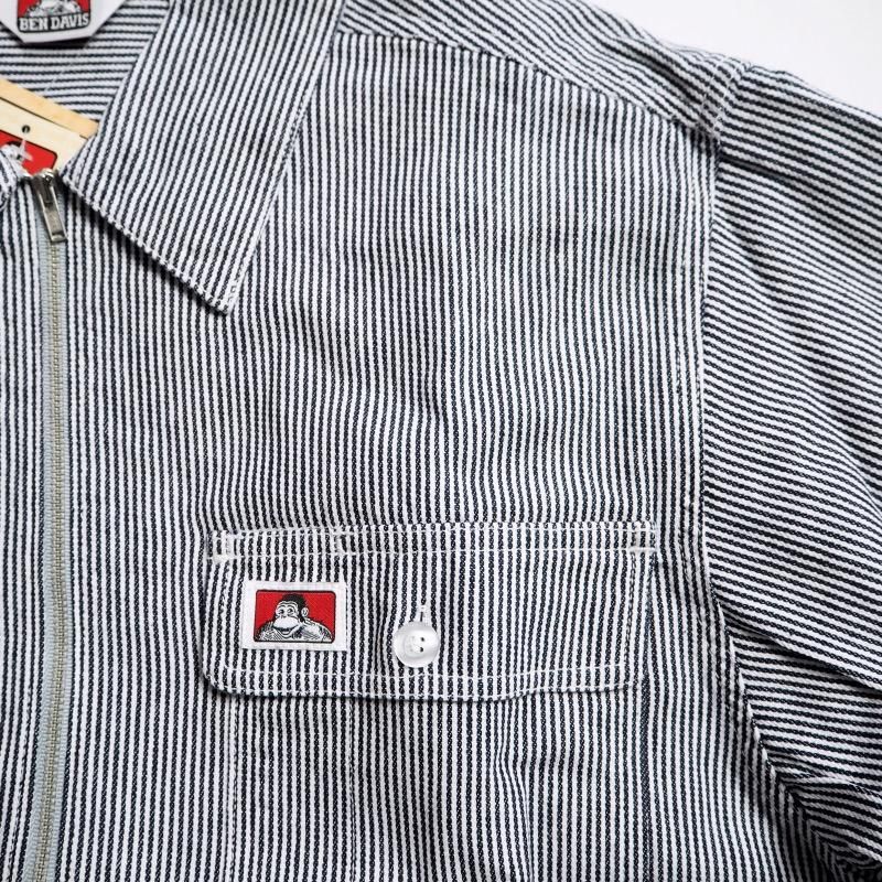 BEN DAVIS ベンデイビス ハーフジップワークシャツ LONG SLEEVE