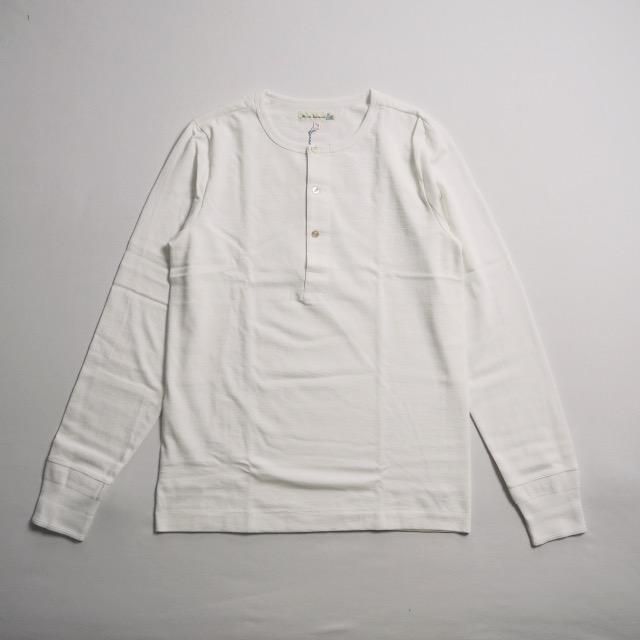Merz b. Schwanen ヘンリーネック 長袖シャツ オーガニック綿 Merz b. Schwanen ヘンリーネック 長袖シャツ オーガニック綿