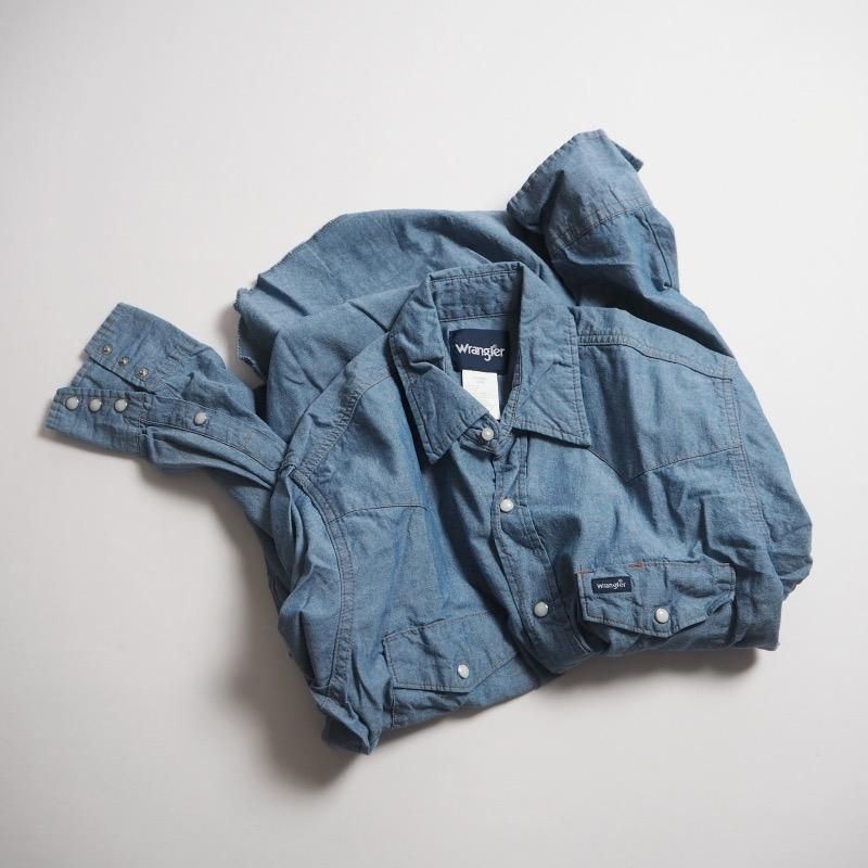 Wrangler ラングラー シャンブレーウエスタンシャツ 70136MW / CHAMBRAY