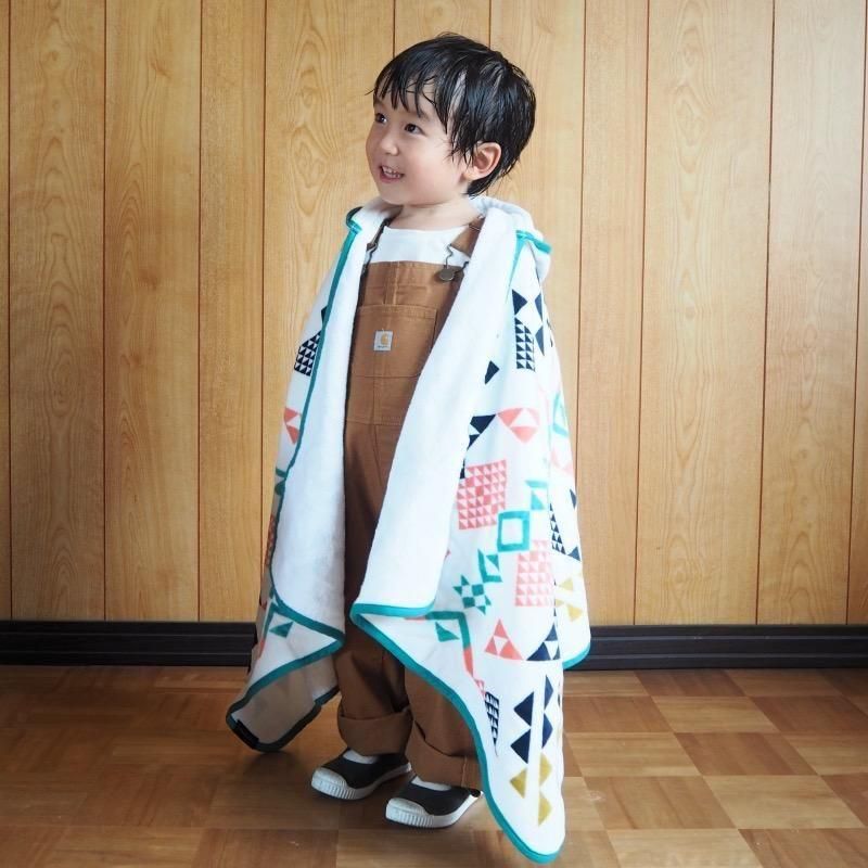 PENDLETON ペンドルトン フード付きキッズ＆ベビー用タオル