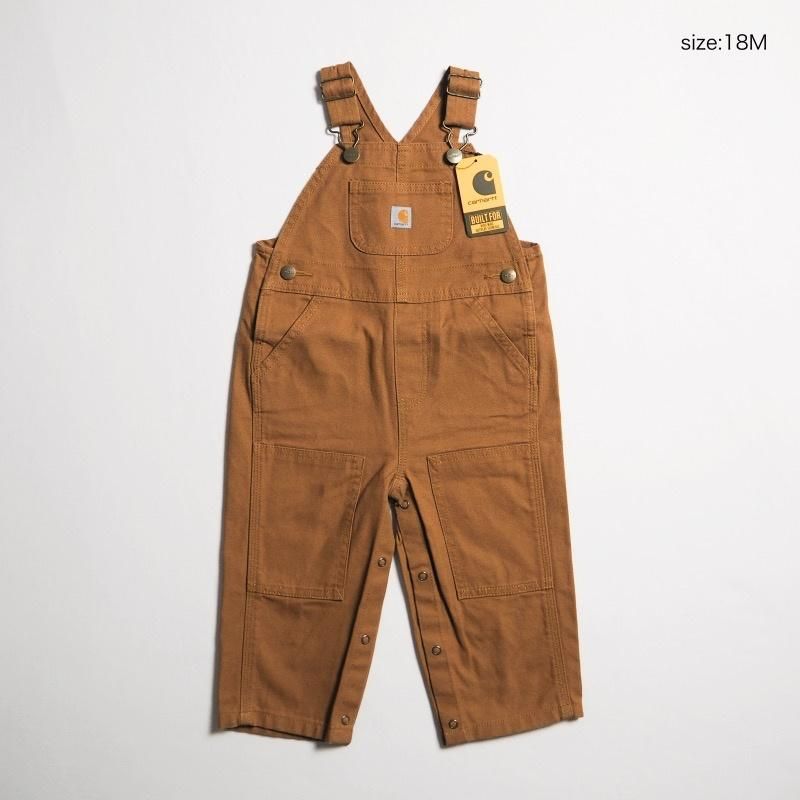 CARHARTT KIDS カーハートキッズ ブラウンダックオーバーオール CARHARTT KIDS カーハートキッズ ブラウンダックオーバーオール