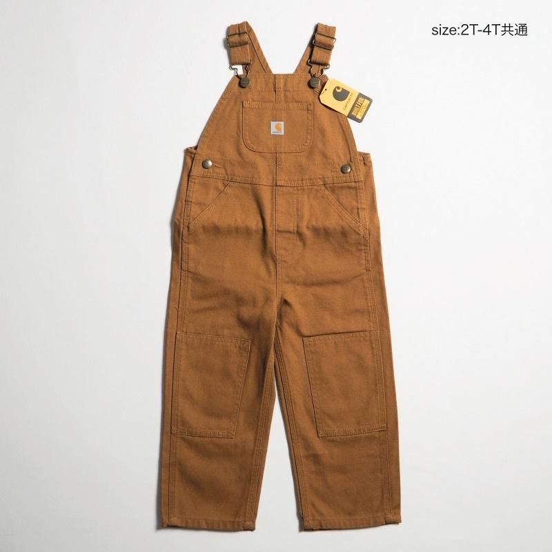 CARHARTT KIDS カーハートキッズ ブラウンダックオーバーオール CARHARTT KIDS カーハートキッズ ブラウンダックオーバーオール