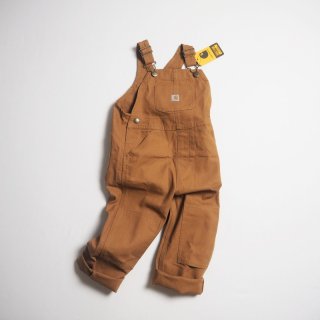 CARHARTT KIDS ϡȥå ֥饦åС #CM8609 CANVAS BIB OVERALL /  BROWN