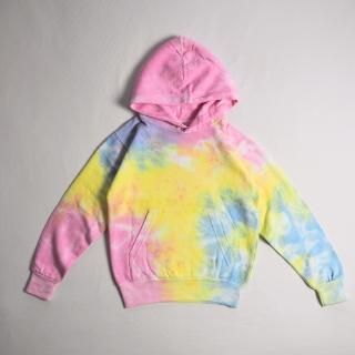 colortone KIDS顼ȡ tie-dye  åѡ#8777 PULLOVER HOODED SWEATSHIRT 2Ф8Ф / SHERBET