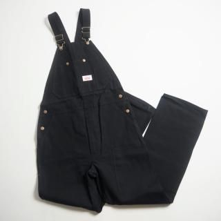 ROUND HOUSE 饦ɥϥ MADE IN USA ֥ååС #383 DOUBLE KNEE BIB OVERALLS / BLACK