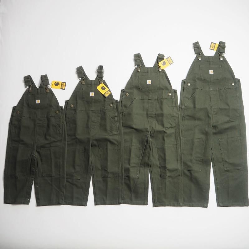 CARHARTT KIDS カーハートキッズ オリーブダックオーバーオール CARHARTT KIDS カーハートキッズ オリーブダックオーバーオール