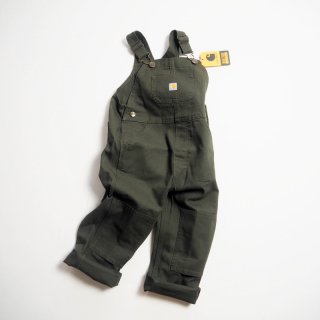 CARHARTT KIDS カーハートキッズ オリーブダックオーバーオール LOOSE FIT CANVAS BIB OVERALL /  OLIVE<img class='new_mark_img2' src='https://img.shop-pro.jp/img/new/icons13.gif' style='border:none;display:inline;margin:0px;padding:0px;width:auto;' />
