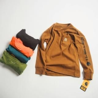 CARHARTT KIDS ϡȥå  ݥåդĹµT LONG SLEEVE POCKET T-SHIRT Ļ / 5顼